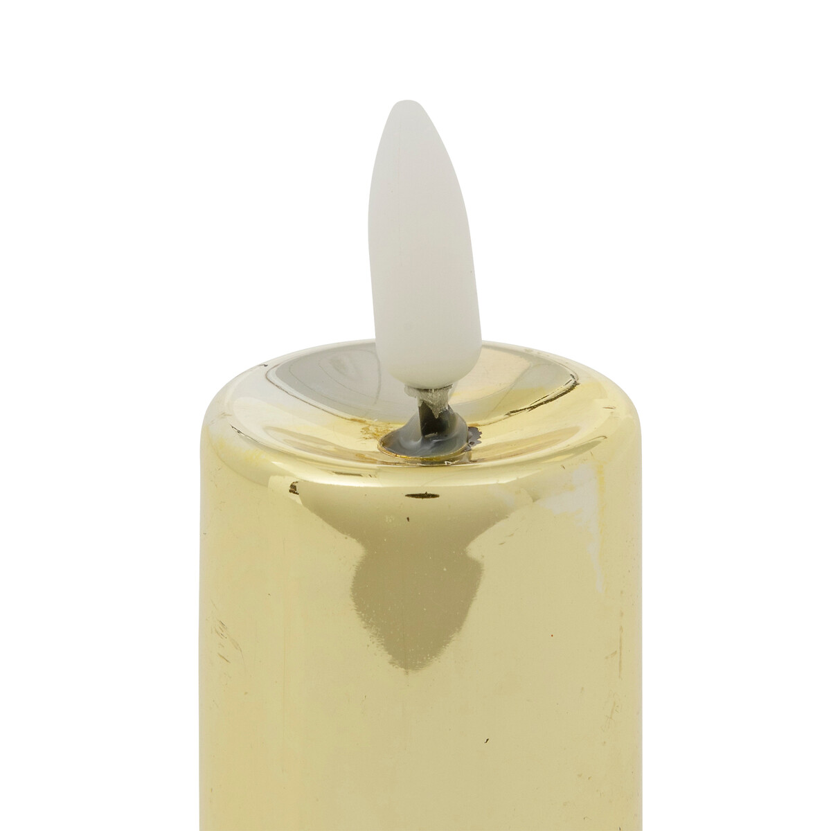 Conjunto de 4 velas led dourado