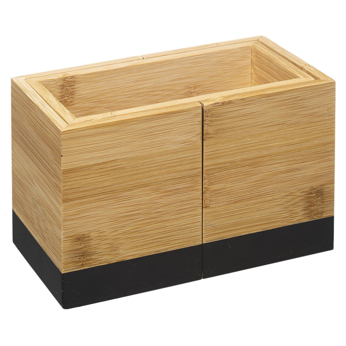 Suporte para talheres extens&iacute;vel em bambu