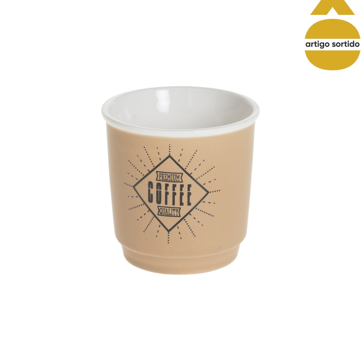 Copo de café HOT DRINK em cerâmica 9cl
