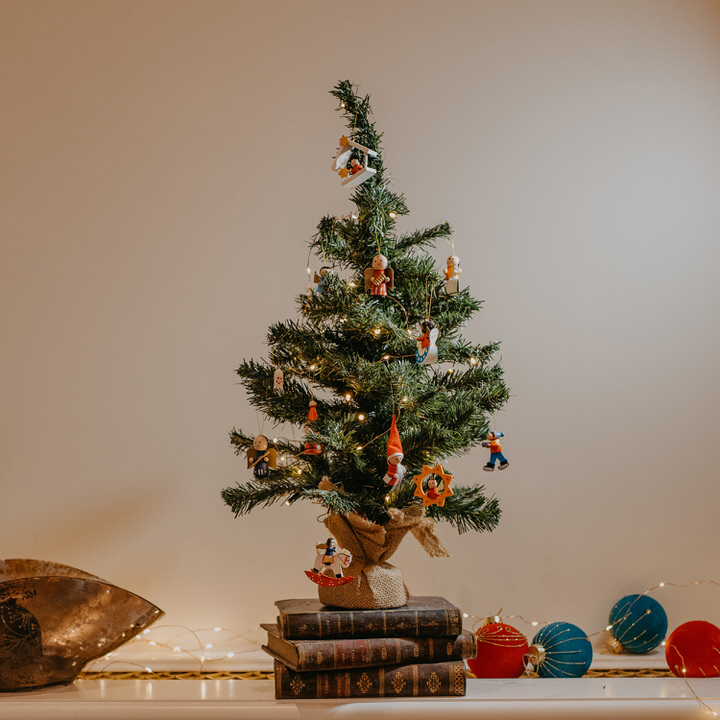Conjunto De 24  Pendurantes Tradicionais Em Madeira,  Conjunto De 24  Pendurantes Tradicionais Em Madeira