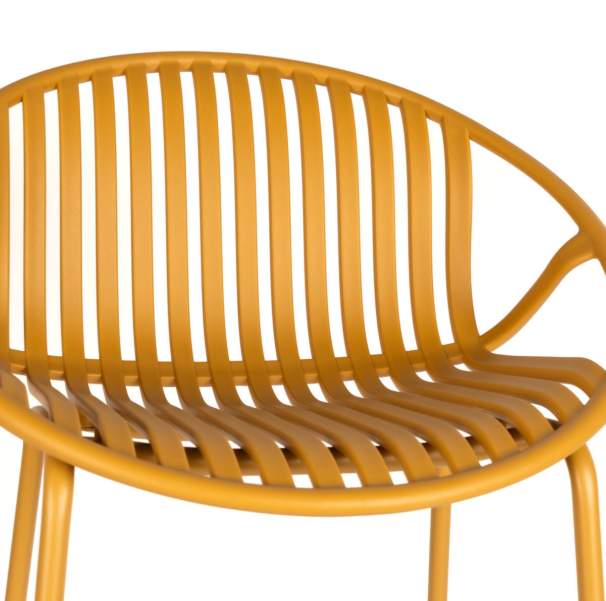 Banco bar CLAY amarelo 99cm