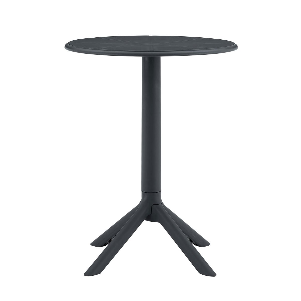 Mesa BARI cinzenta redonda