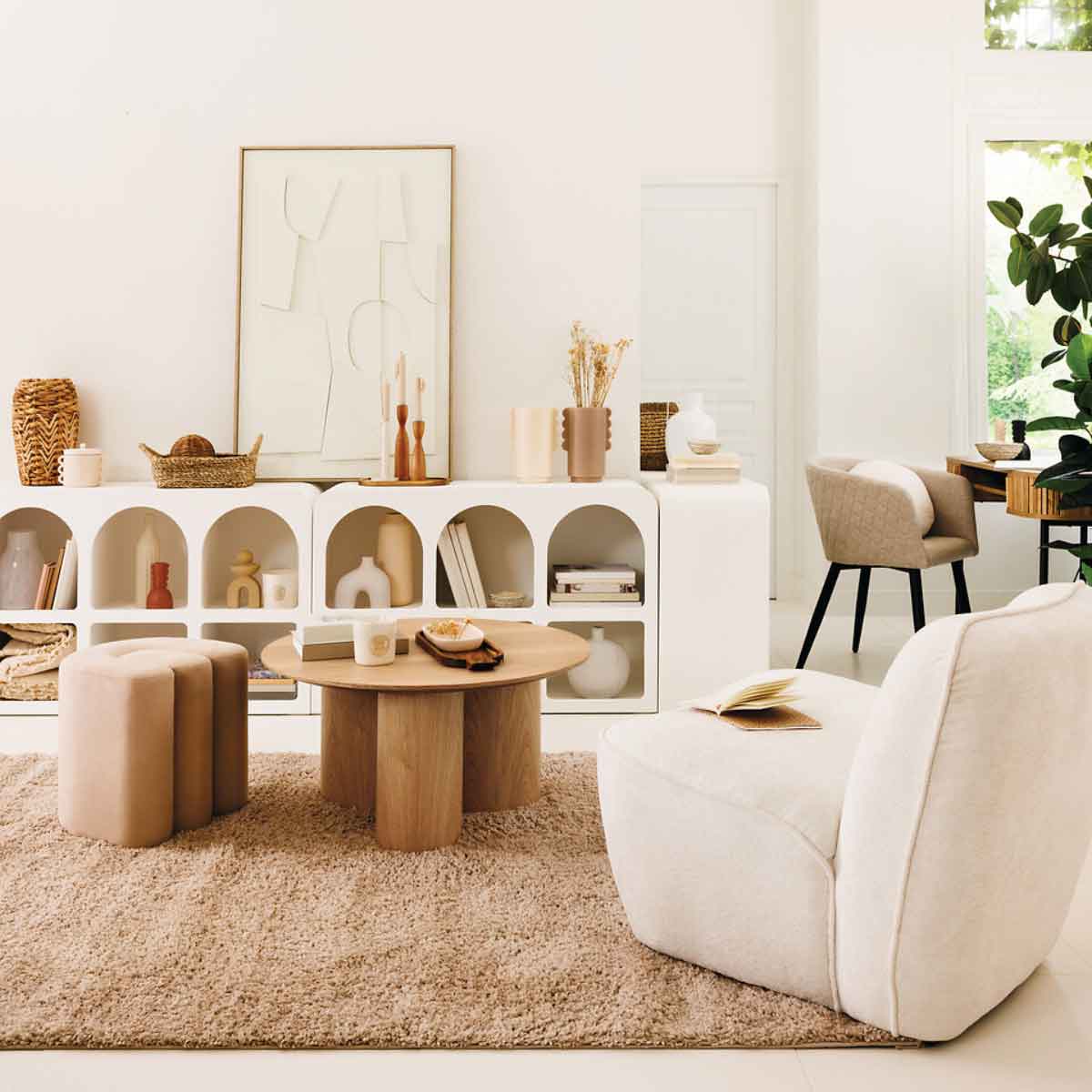 Poltrona MINARI branca