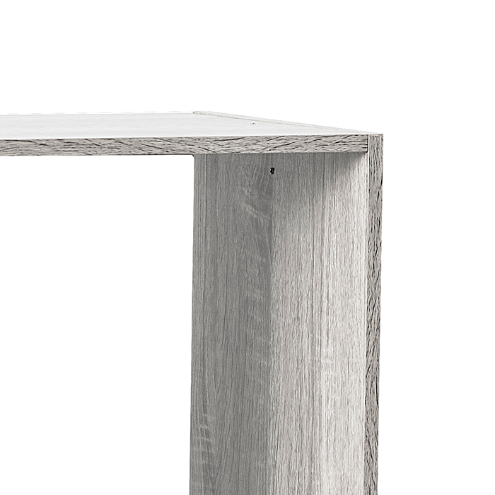 Estante em carvalho cinza p/2 caixas MIXMODUL