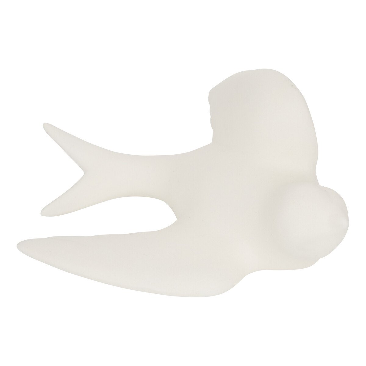 Figura decorativa 3 p&aacute;ssaros brancos