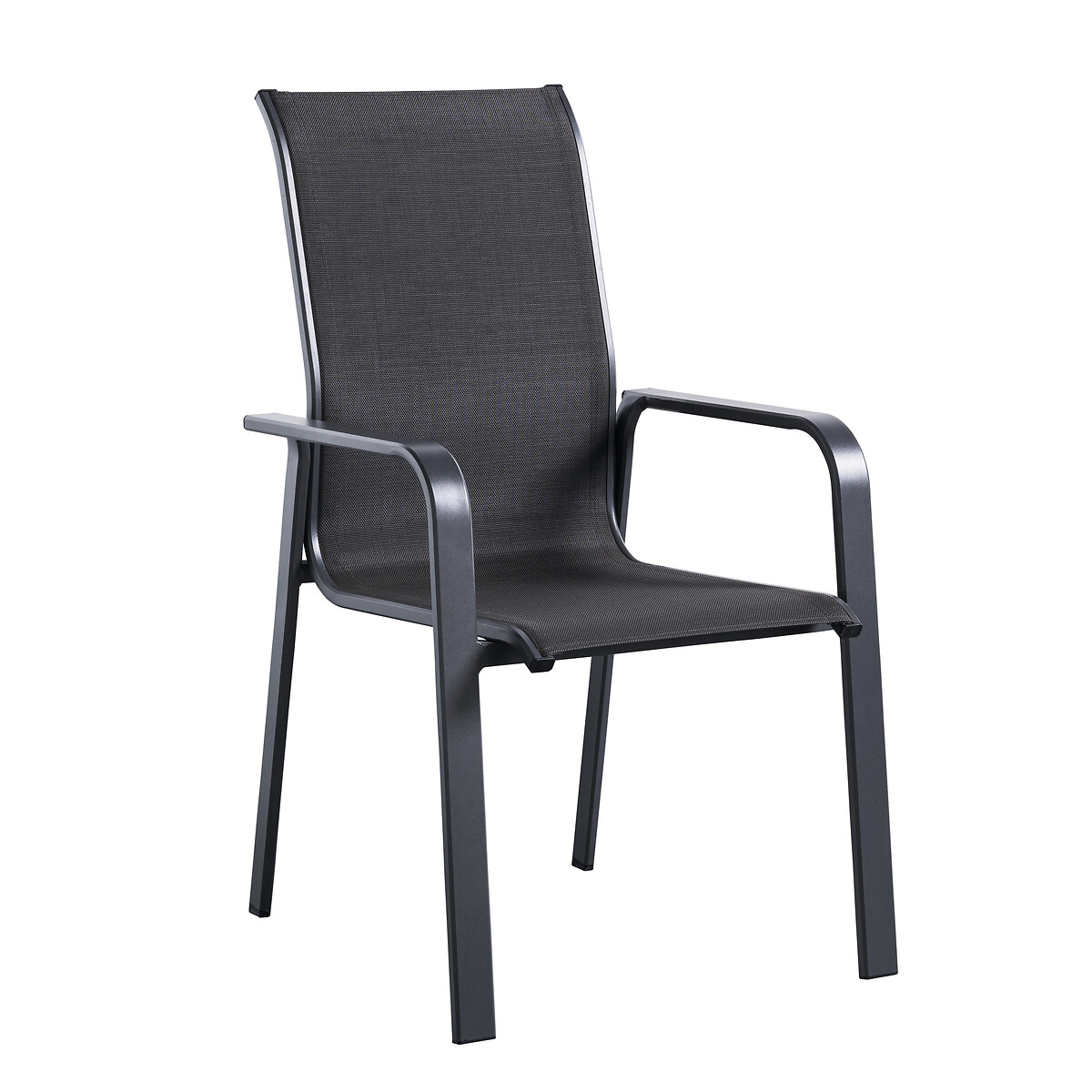 Cadeira ESSENTIA cinza antracite e graphite com costas altas