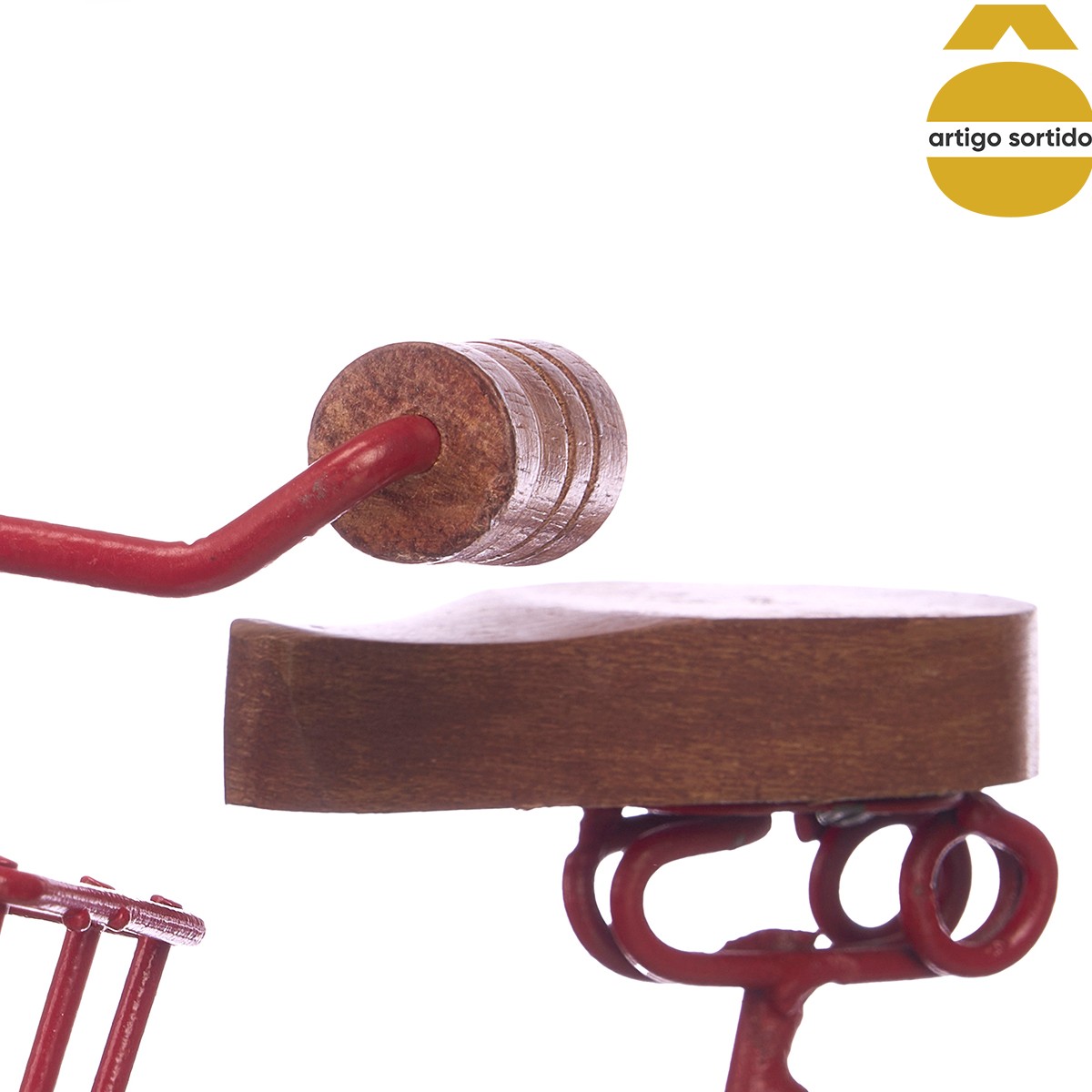 Bicicleta Decorativa Vermelha,  Bicicleta Decorativa Vermelha