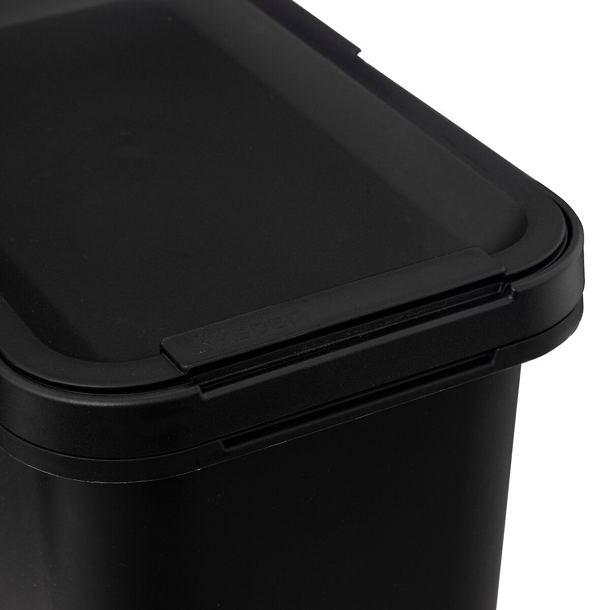 Balde Do Lixo Preto Com Pega 12L