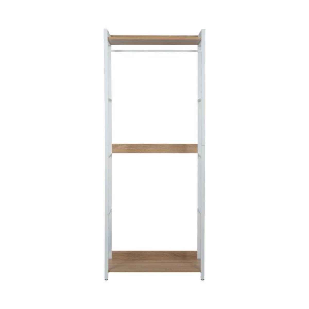 Roupeiro LAUREN branco em metal 200cm