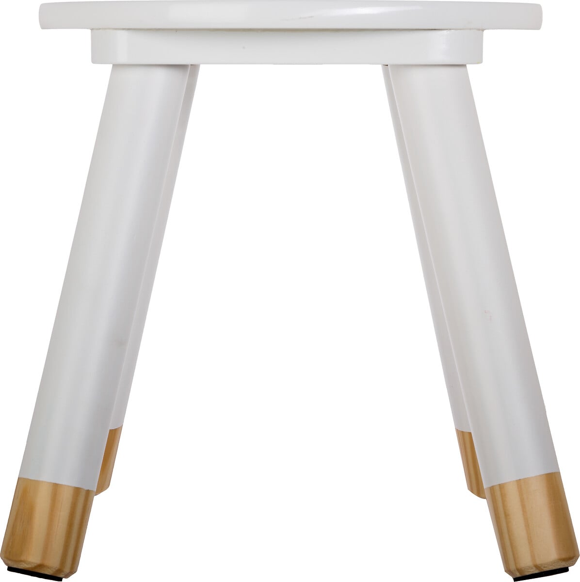 Tamborete DOUCEUR branco 26,5x24x24cm