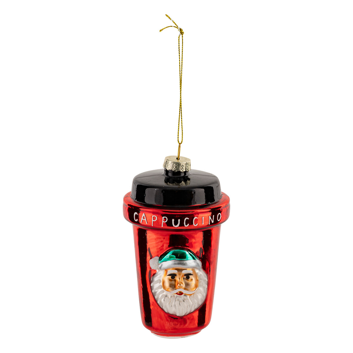 Pendurante capuccino com pai natal 11cm
