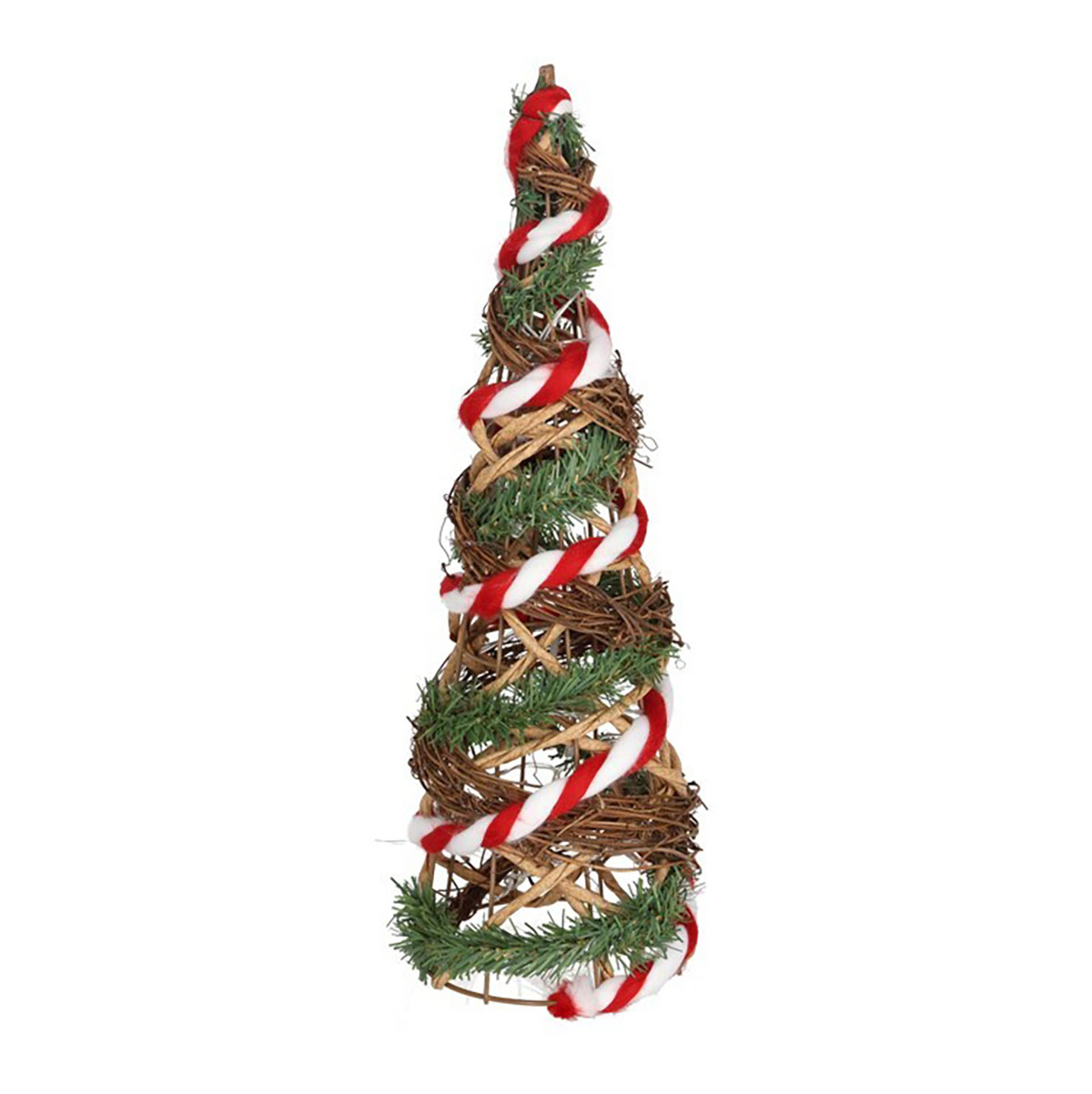 Cone &aacute;rvore de natal com ramos 40cm
