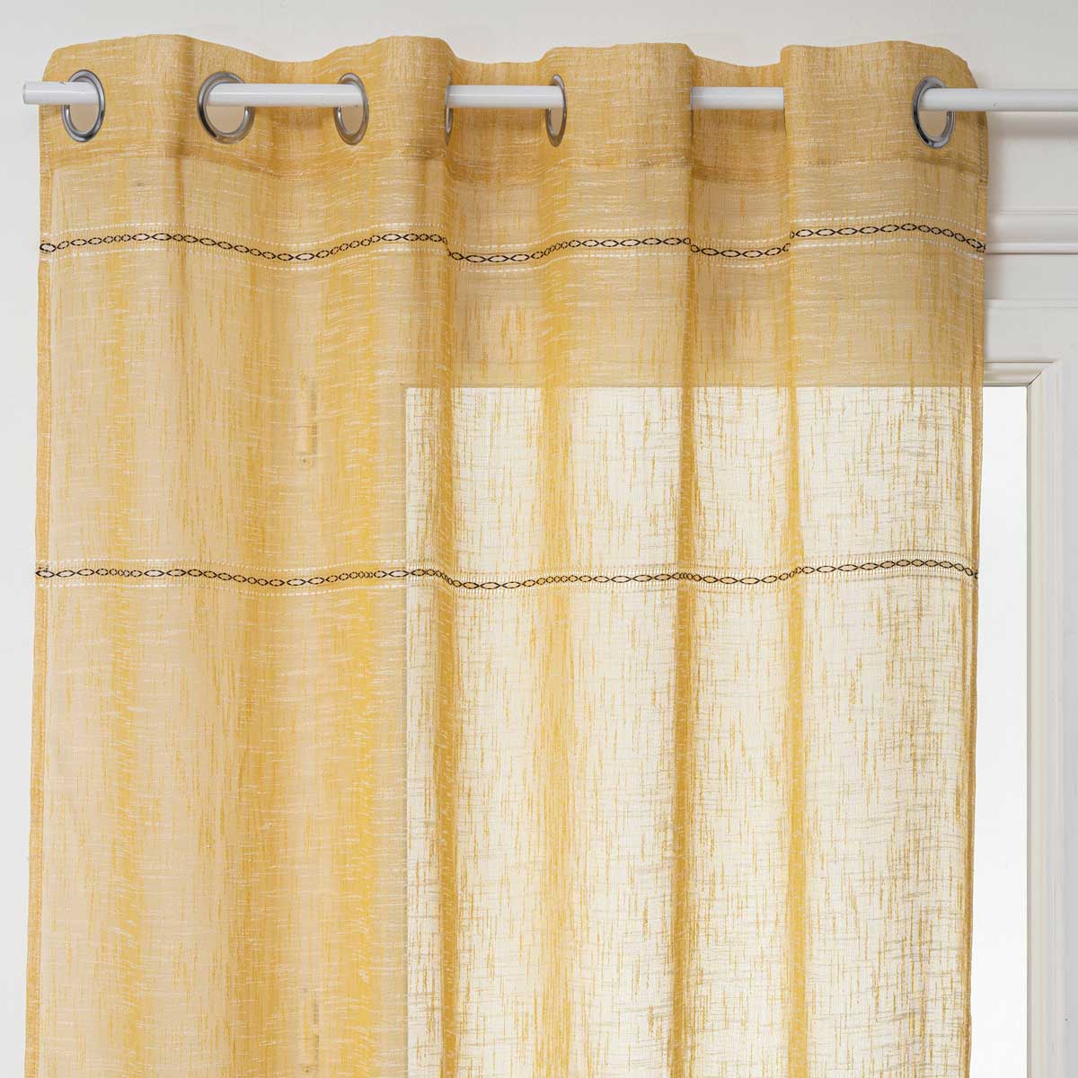 Cortina INDI ocre 140x240cm