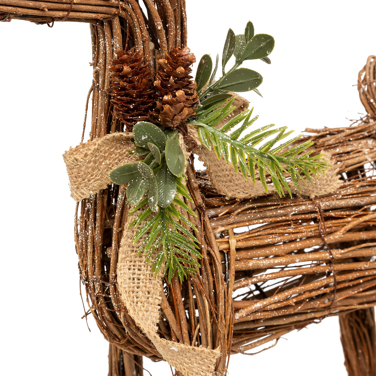 Rena ramos com laço de juta 51cm