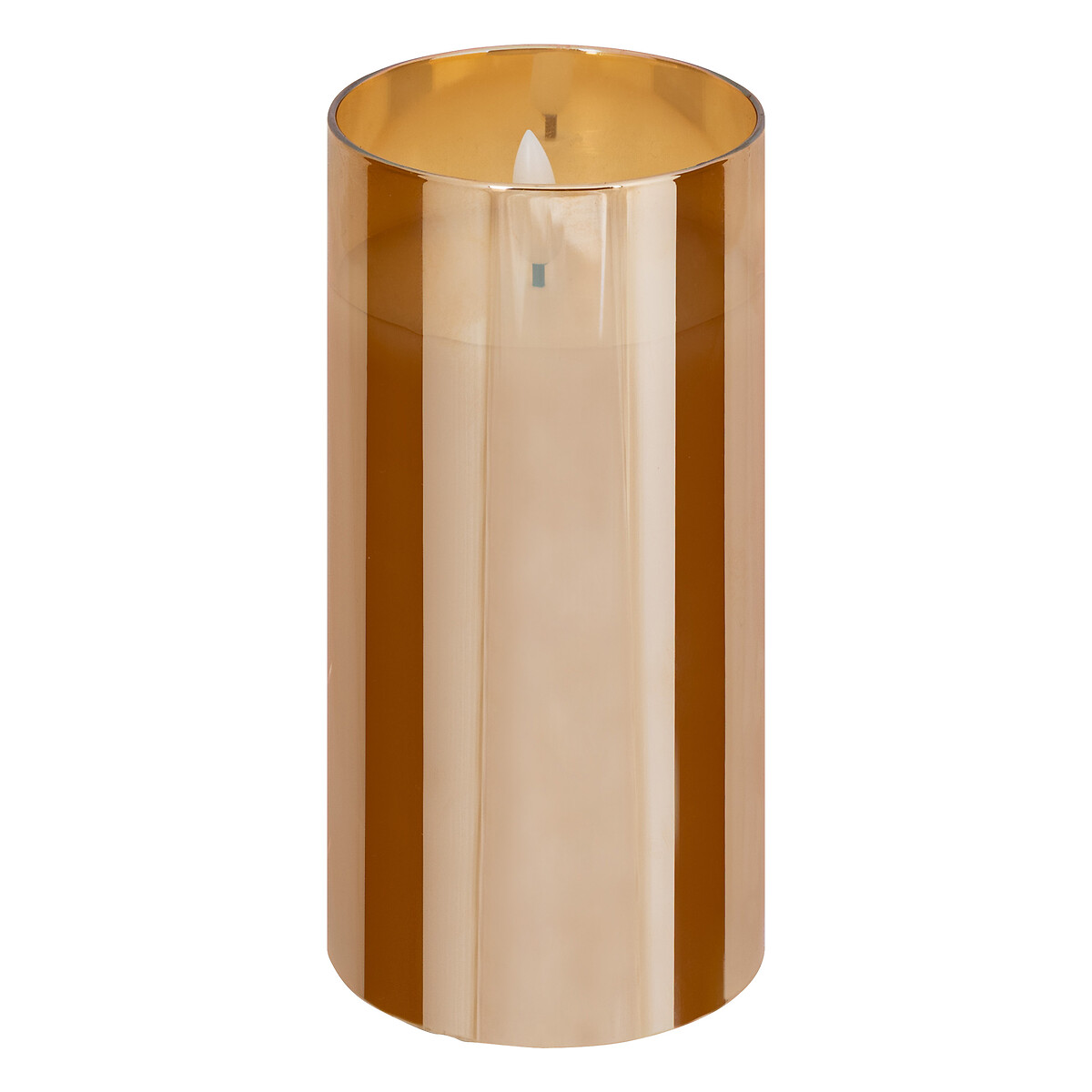 Conjunto de 3 velas led &acirc;mbar SENA