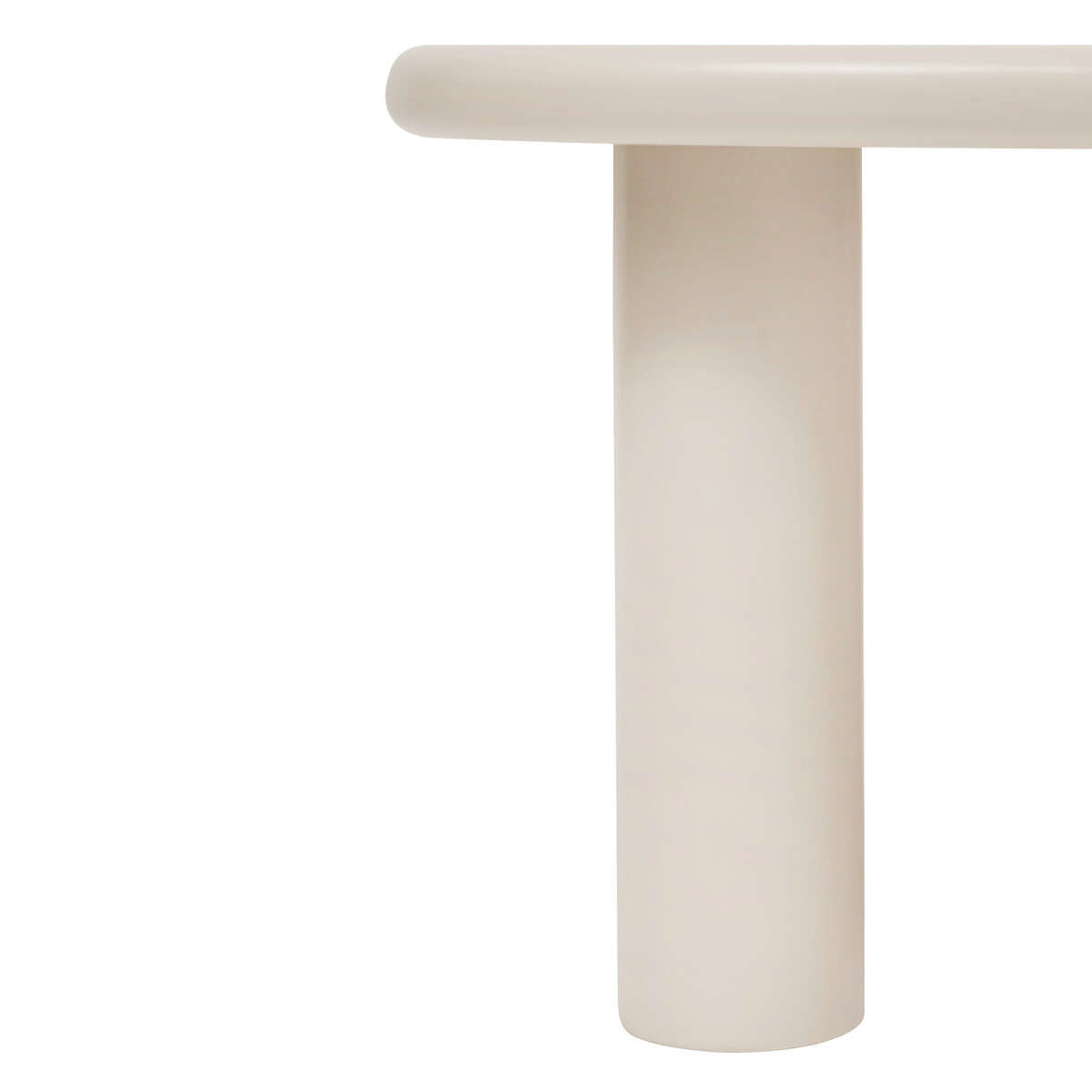 Conjunto de 2 mesas de apoio OLAO marfim