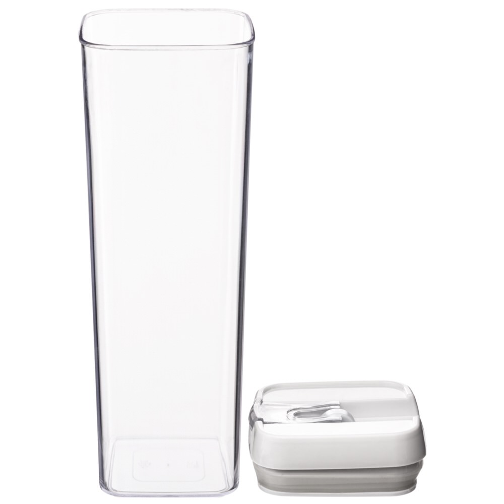 Frasco hermético quadrado 1,7l,  Frasco hermético quadrado 1,7l