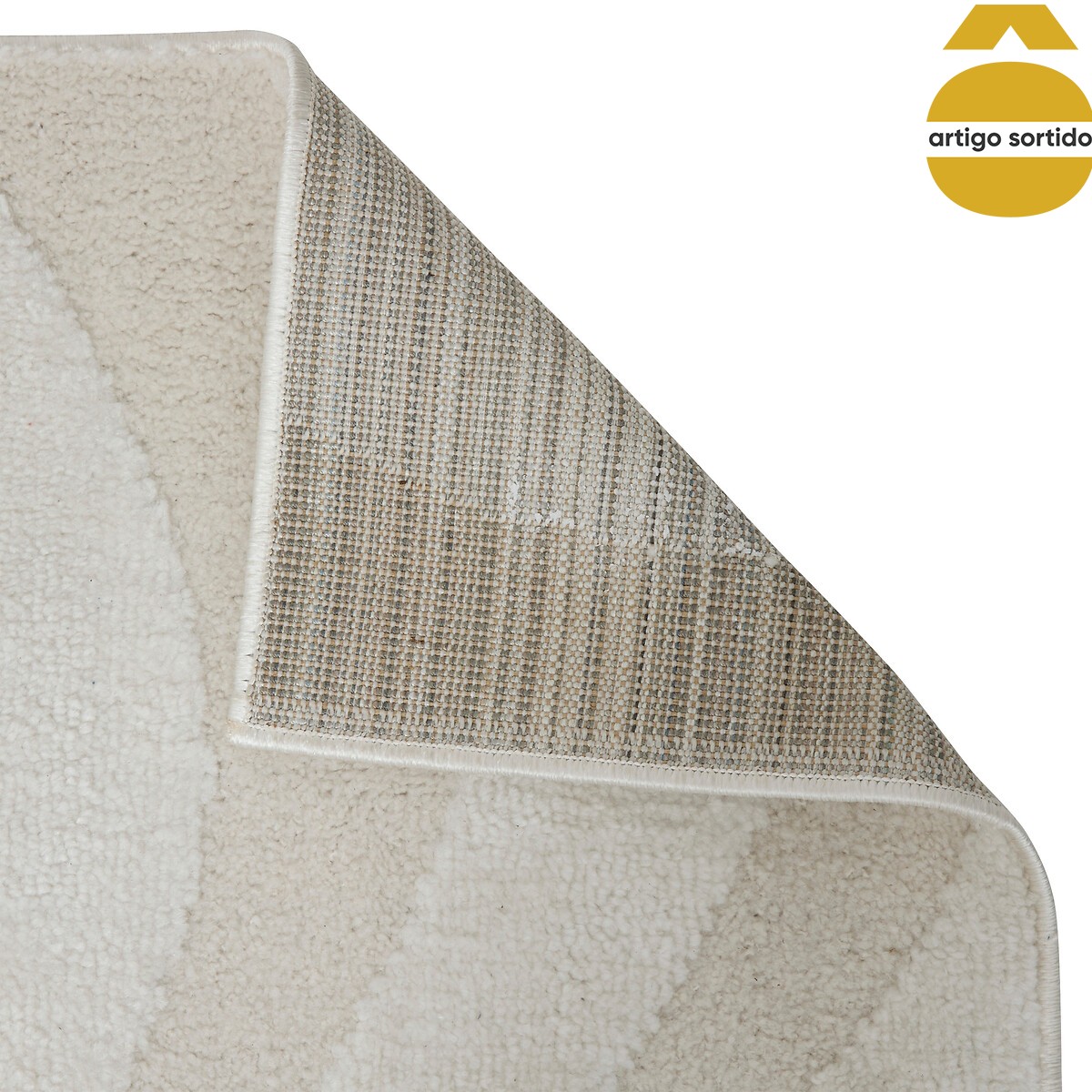 Tapete decorativo ANOAI branco 100x150cm