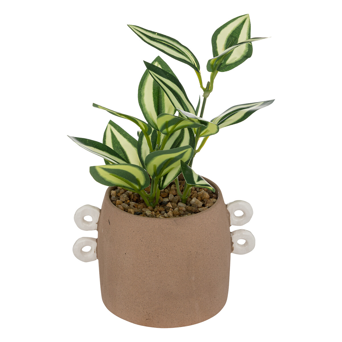 Planta artificial OLME com vaso de cer&acirc;mica 22cm
