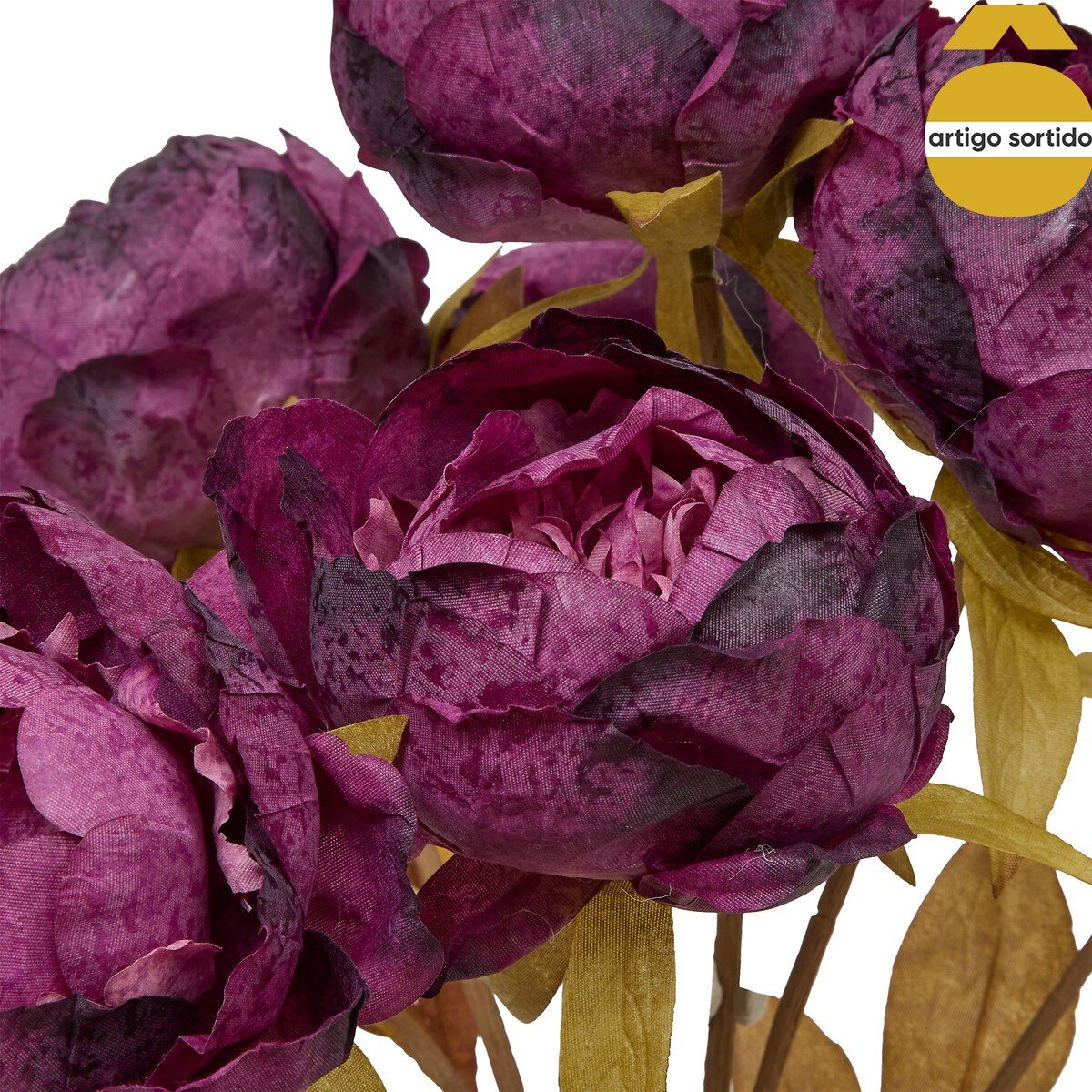 Bouquet com pe&ocirc;nias artificial 53cm