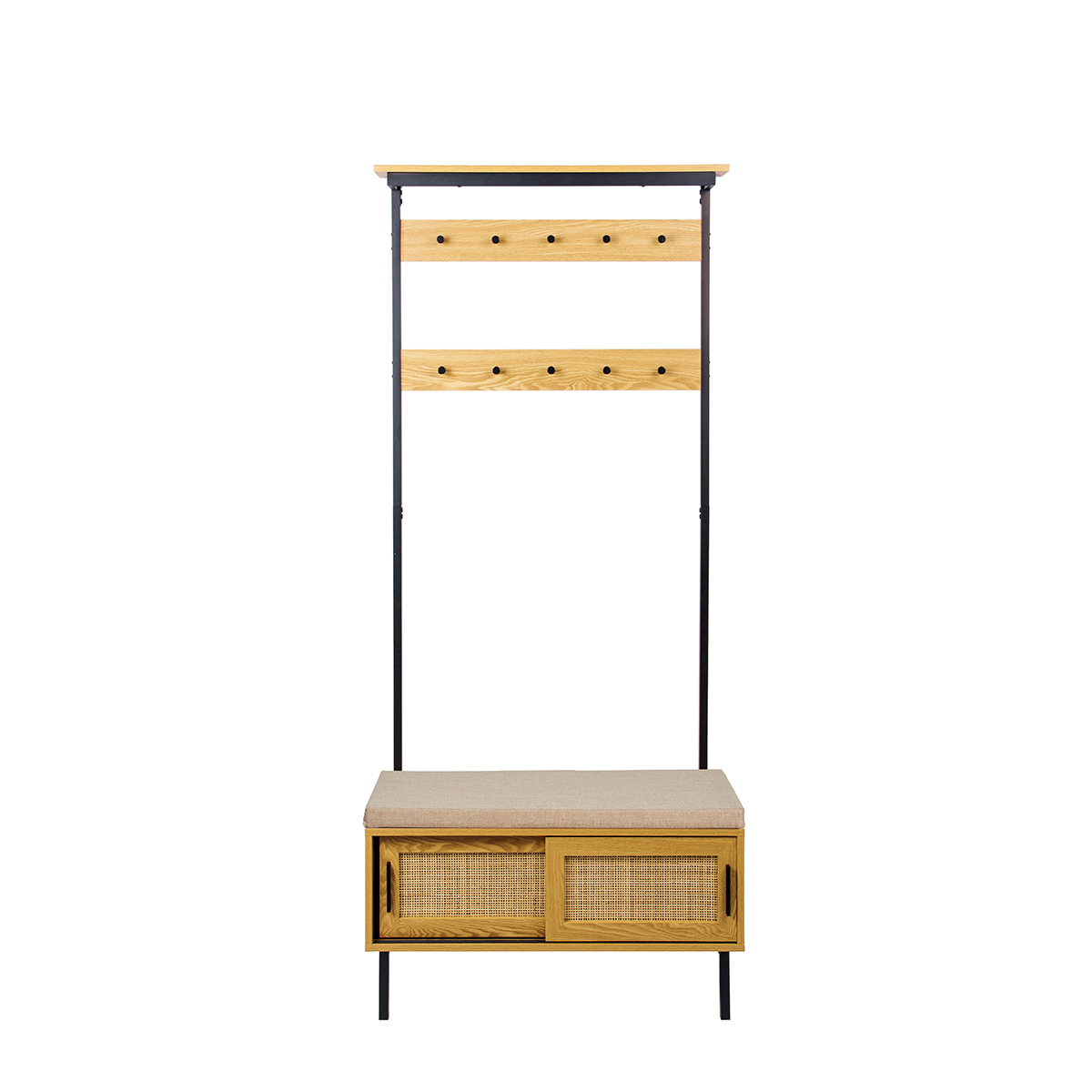 Móvel para hall de entrada e sapateira com banco