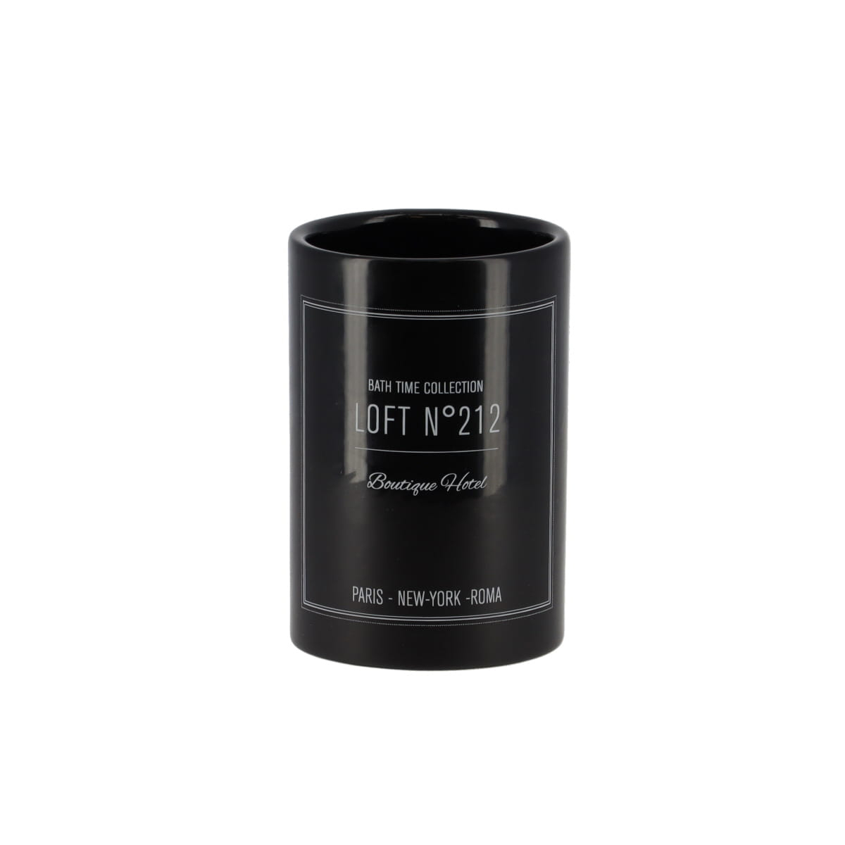 Copo wc LOFT preto em dolomite