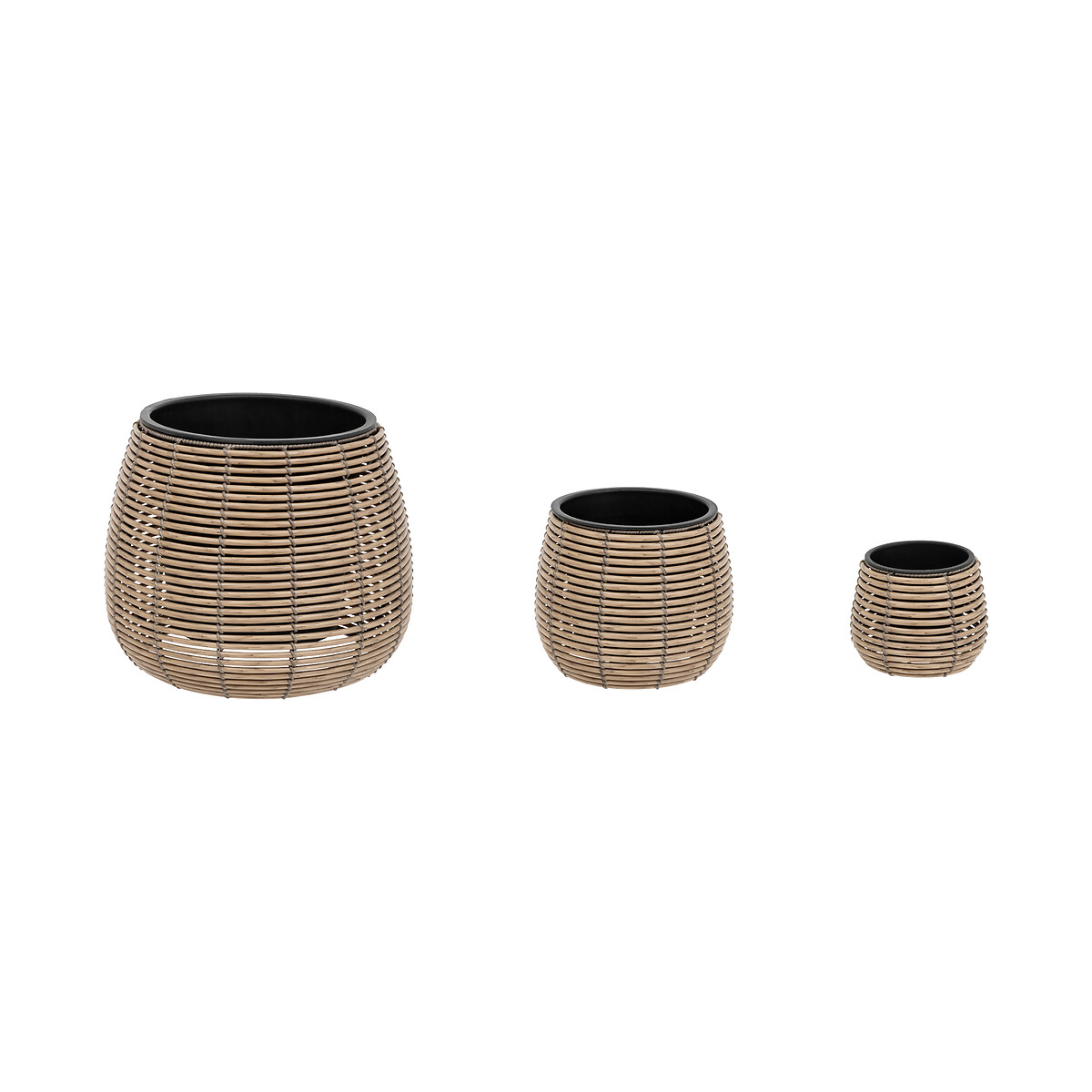 Vaso Efeito Rattan