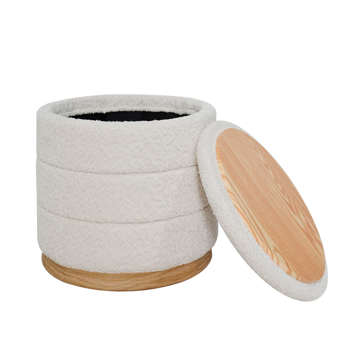 Pufe/mesa BATH bege 37x39cm