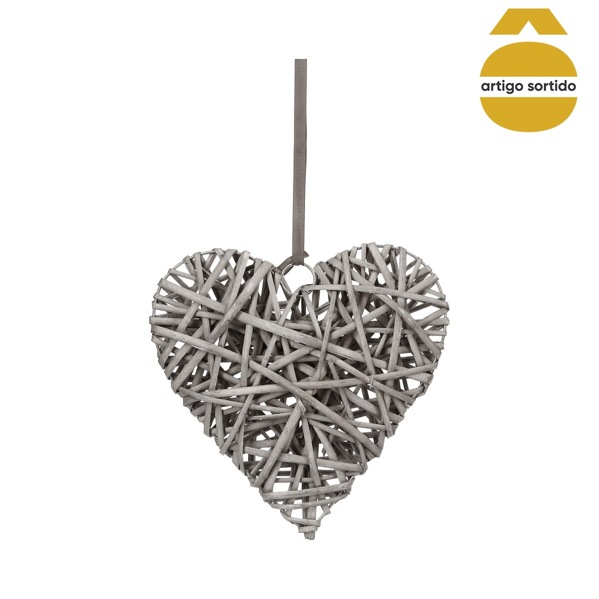 Pendurante decorativo cora&ccedil;&atilde;o 25cm