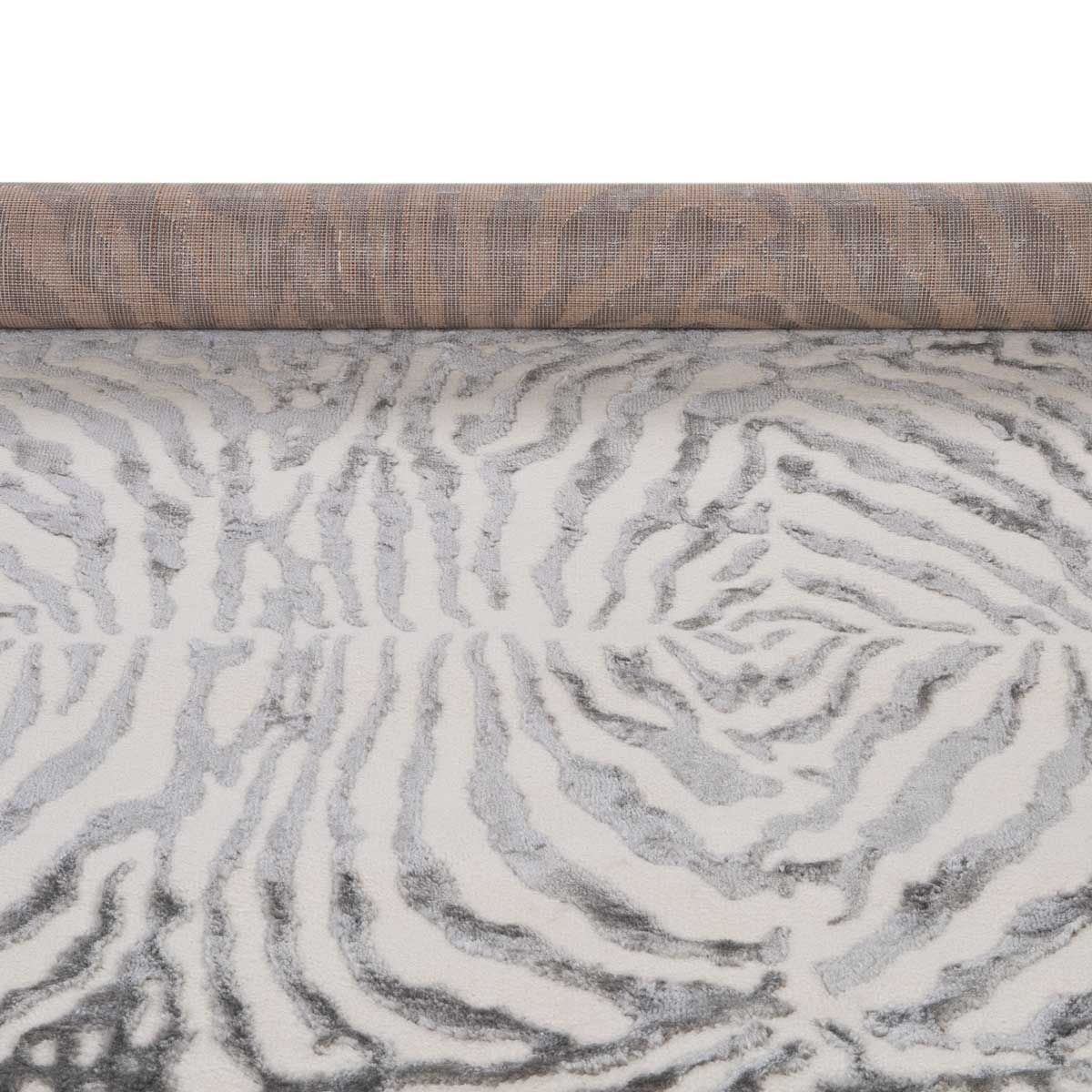 Tapete ZAHA zebra cinza 133x190cm