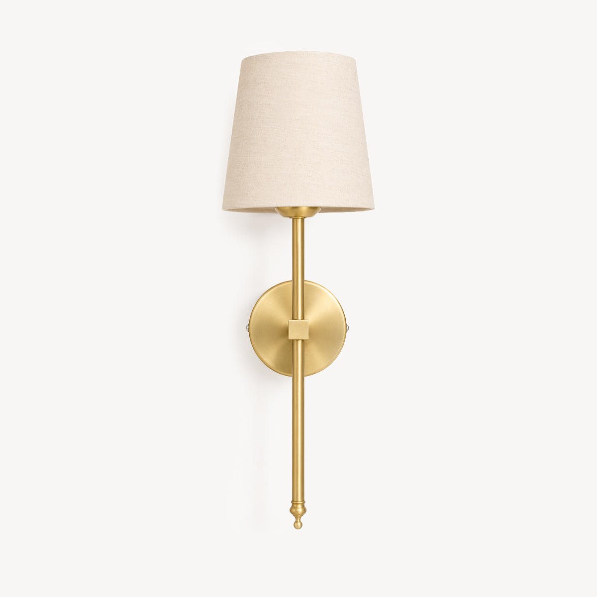 Candeeiro de parede MONA dourado em metal