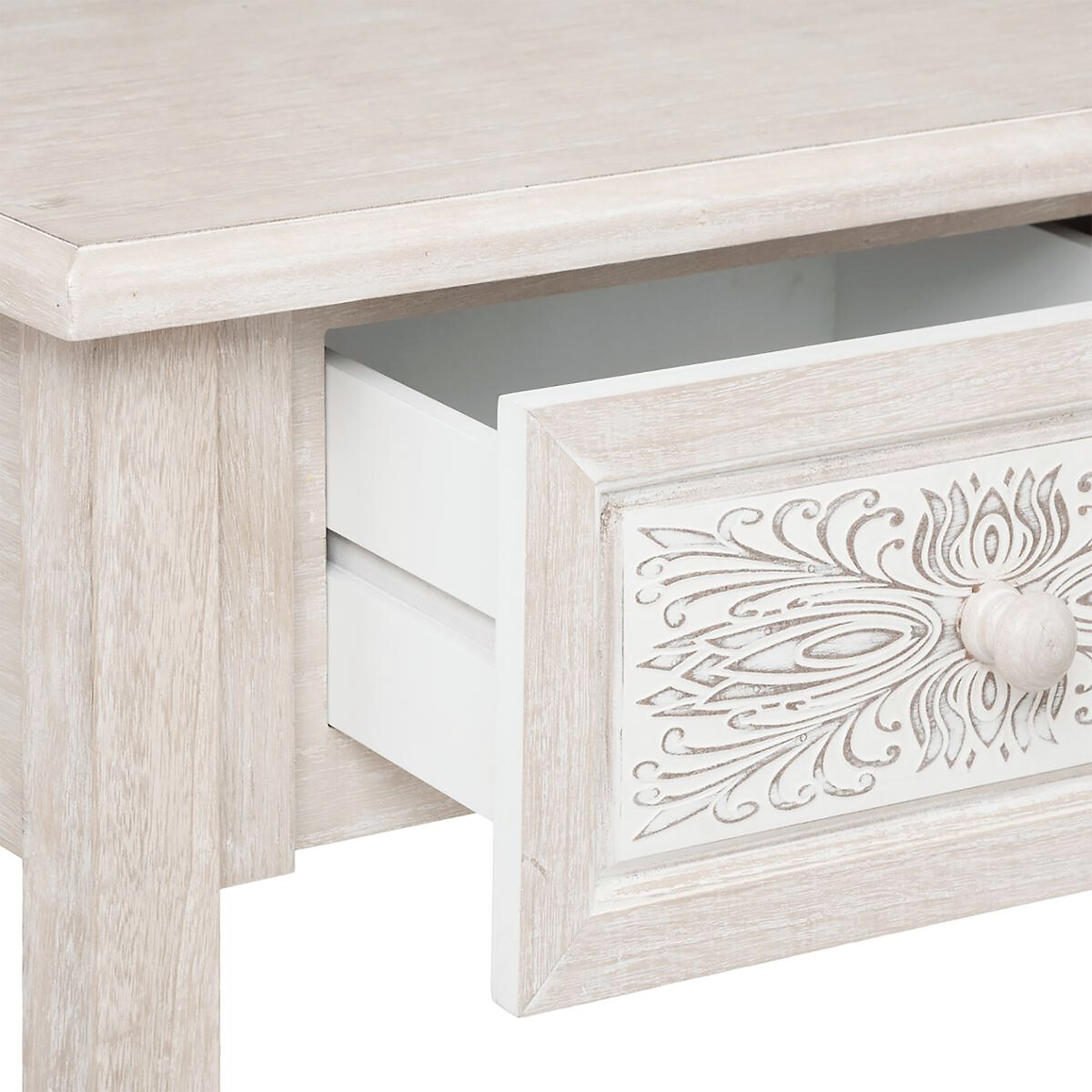 Consola HINA bege em madeira