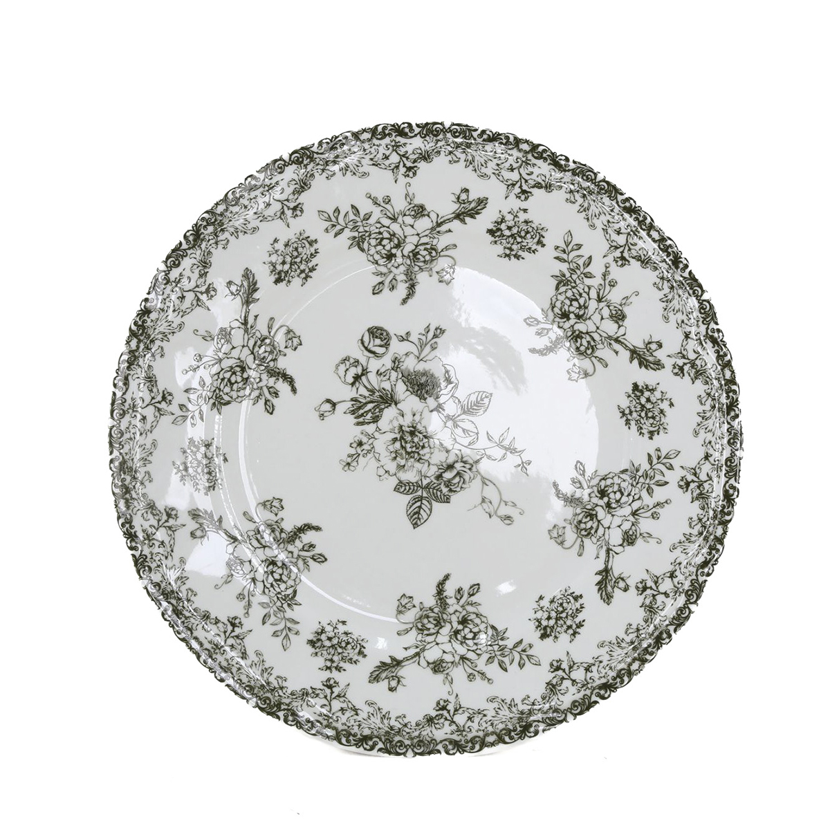 Prato raso FLORA verde 26,5cm