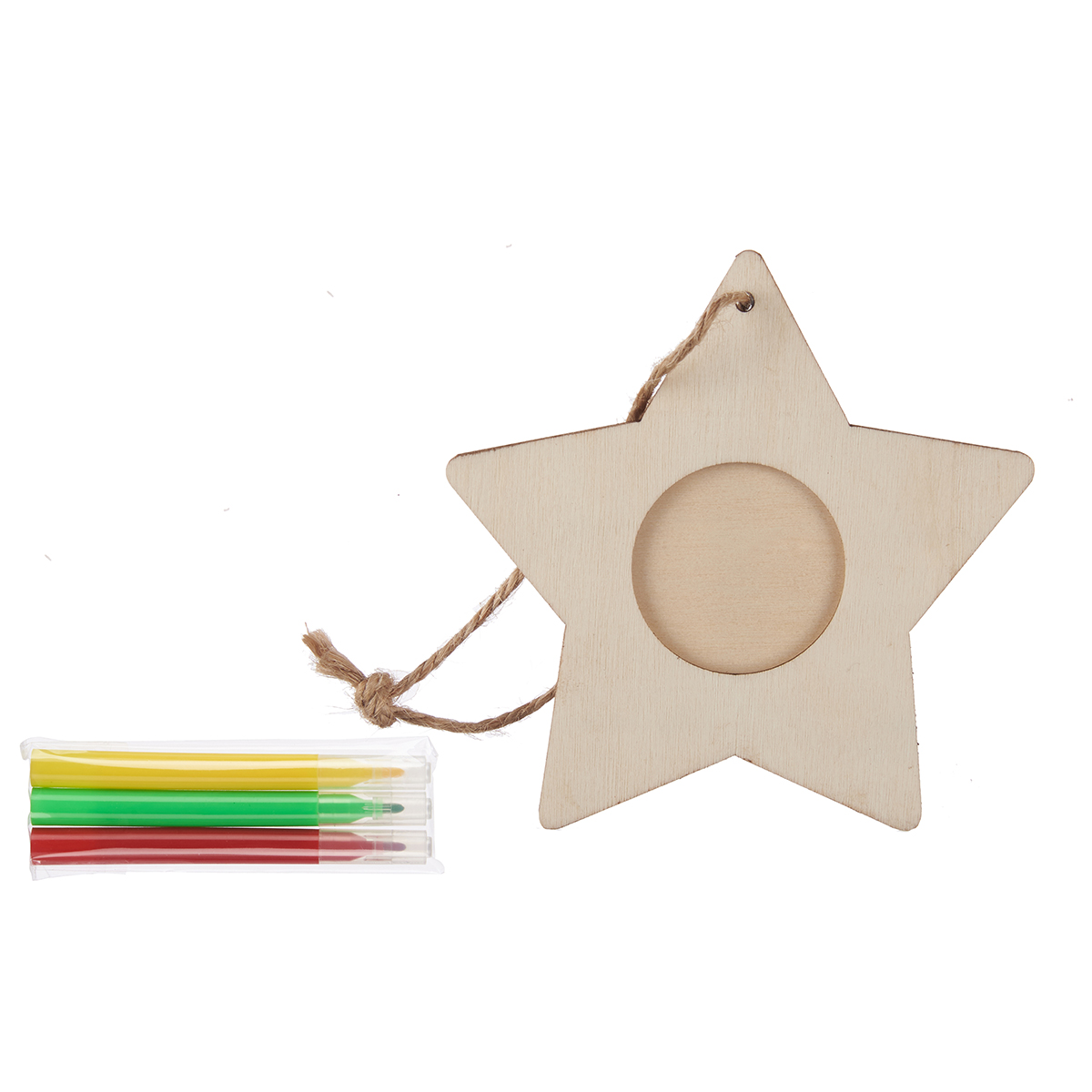 Conjunto de 2 estrelas para pintar em mdf