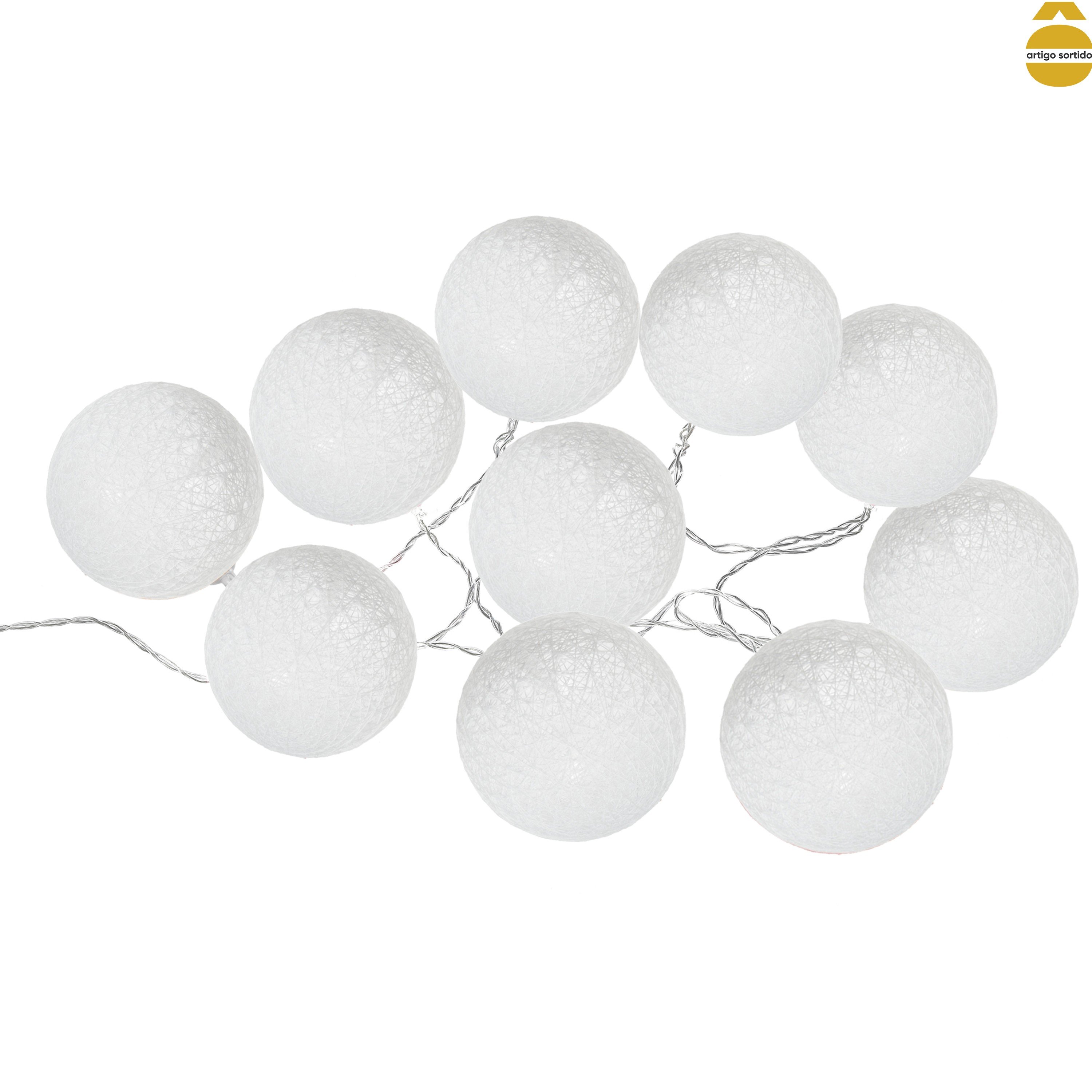 Conjunto de 10 Bolas LED Solar,  Conjunto de 10 Bolas LED Solar