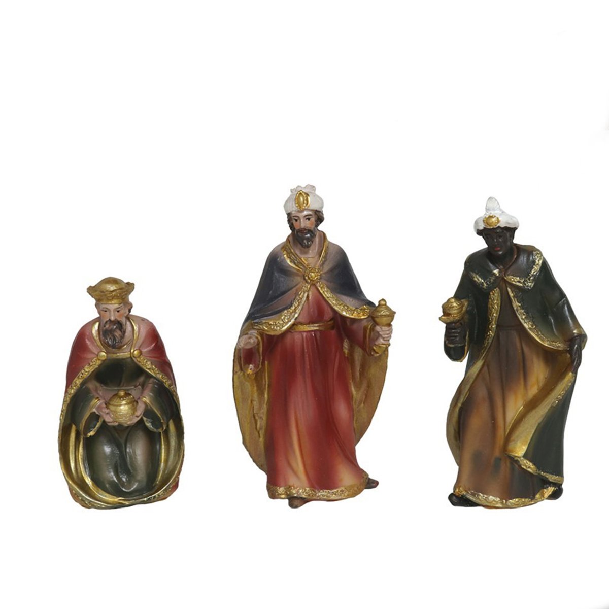 Conjunto reis magos 17cm