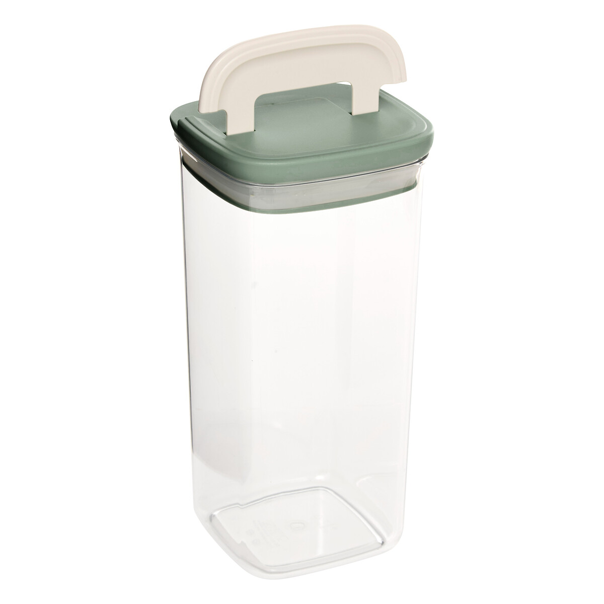 Frasco quadrado LOCK verde 1,8l