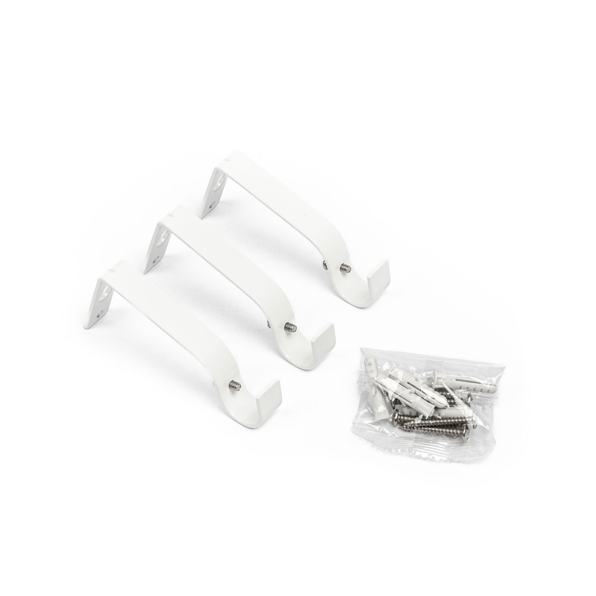 Kit varão extensível branco 210-380cm