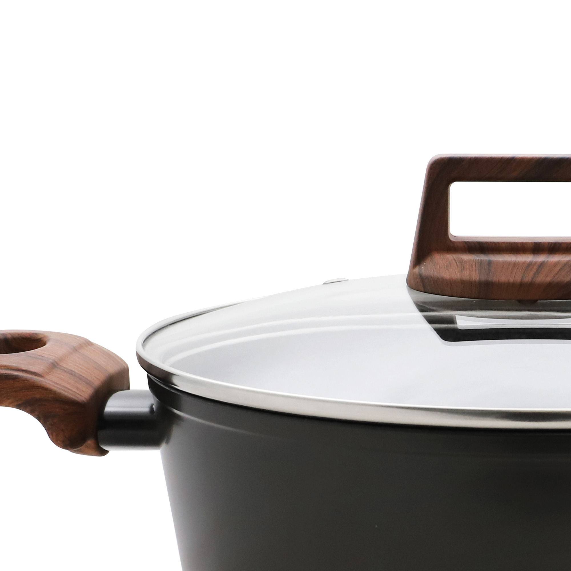 Caçarola com tampa vidro OSLO 28cm