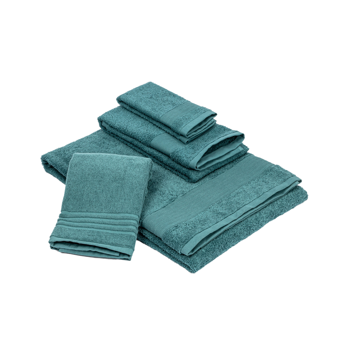 Toalha len&ccedil;ol de banho azul TIMELESS 100x150cm