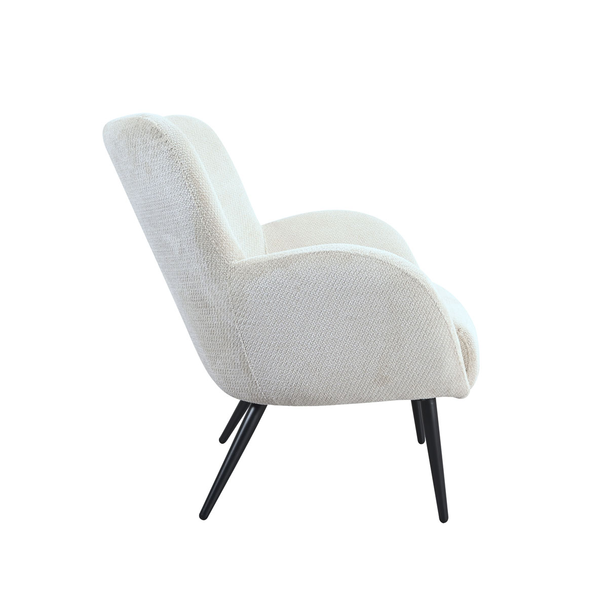 Poltrona BIRKA tecido bege