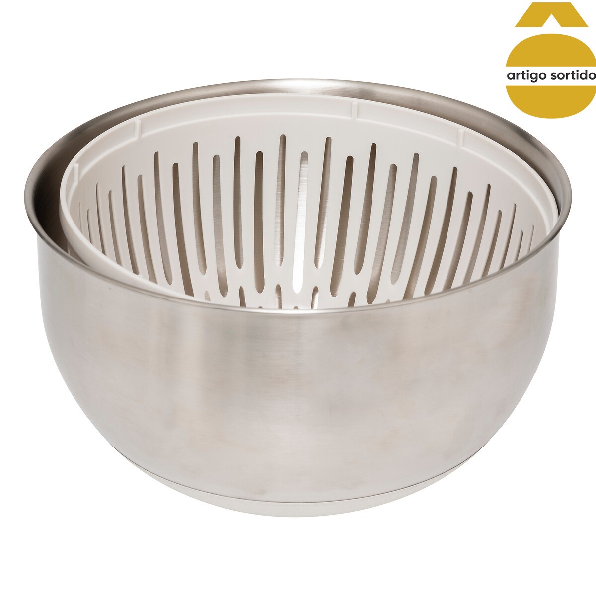 Escorredor para legumes mec&acirc;nico 4l