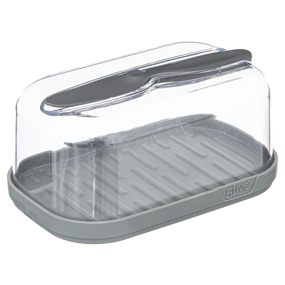 Manteigueira com faca FRESHEAT cinza