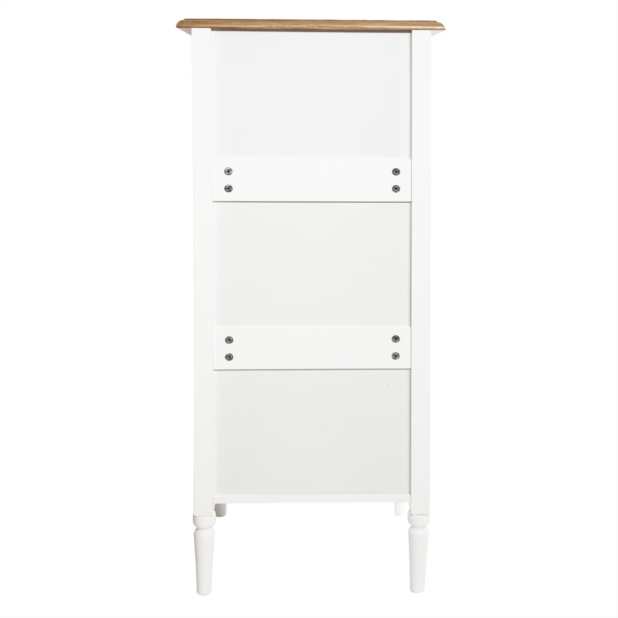 M&oacute;vel Branco Com 5 Gavetas Solen