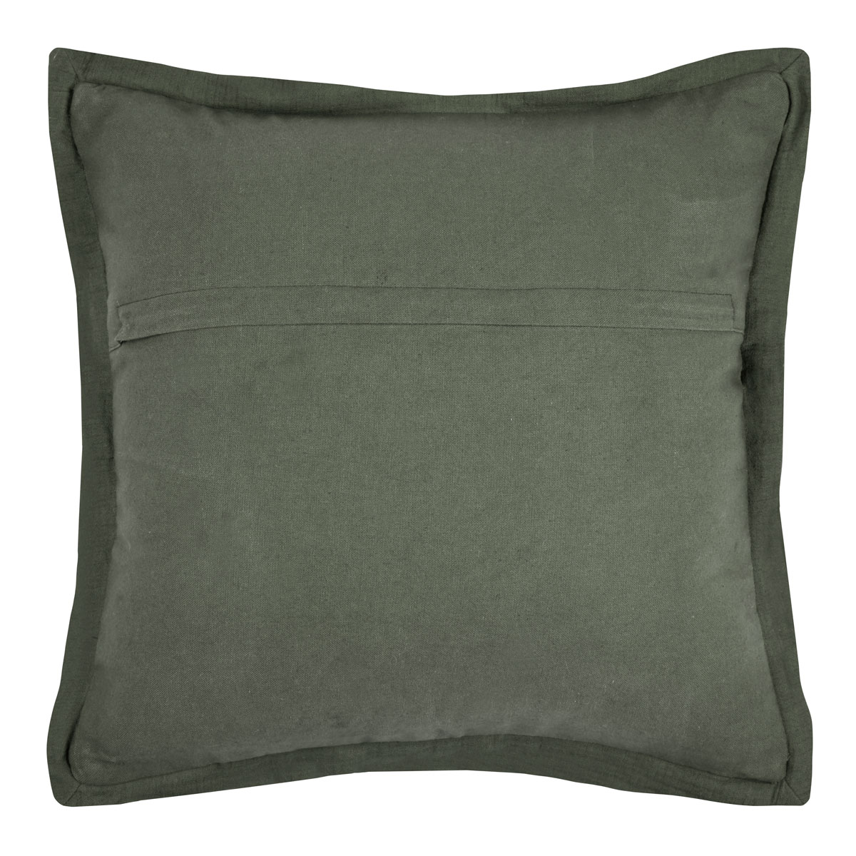 Almofada ELLIE verde caqui 45x45cm