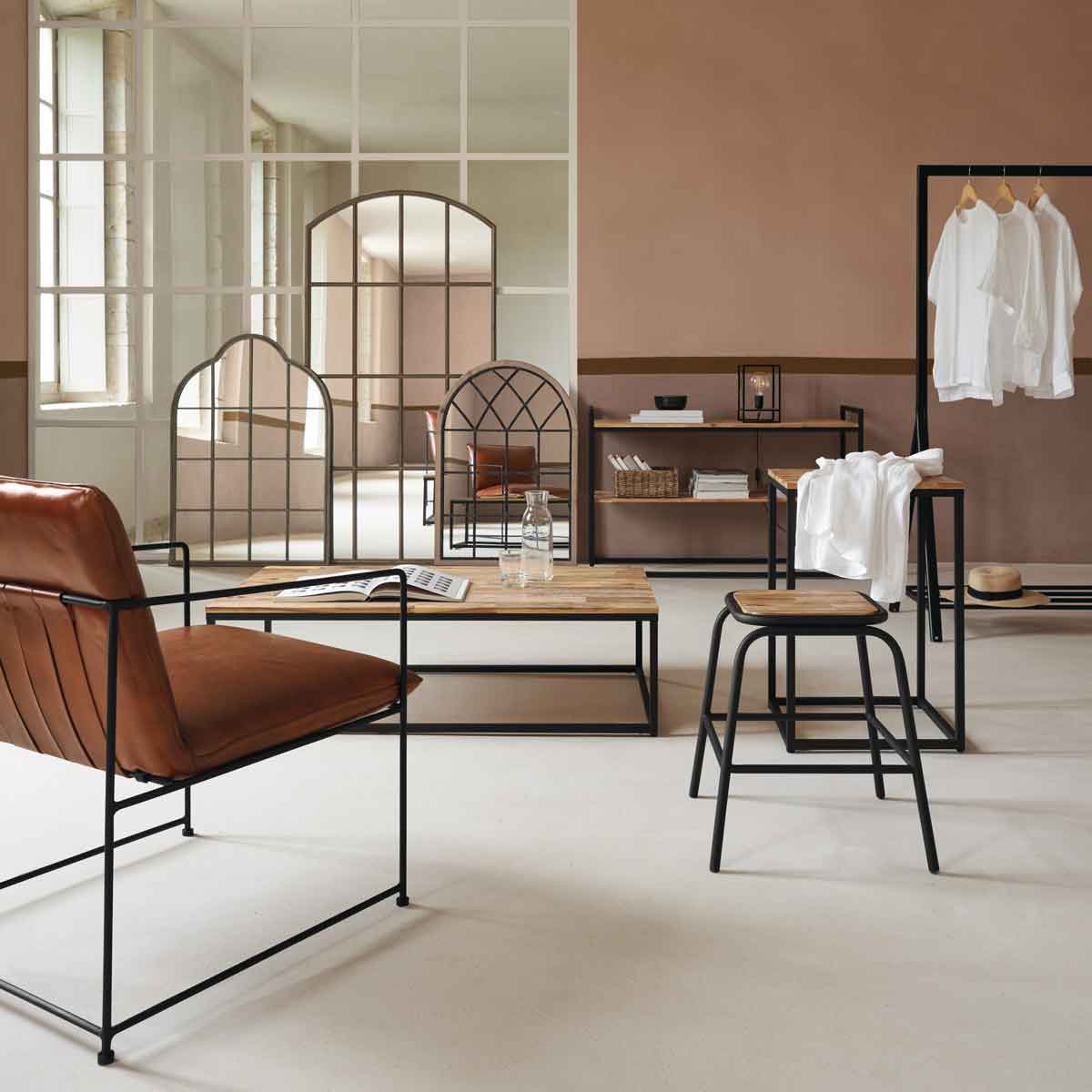 Mesa de centro EDENA em madeira acácia