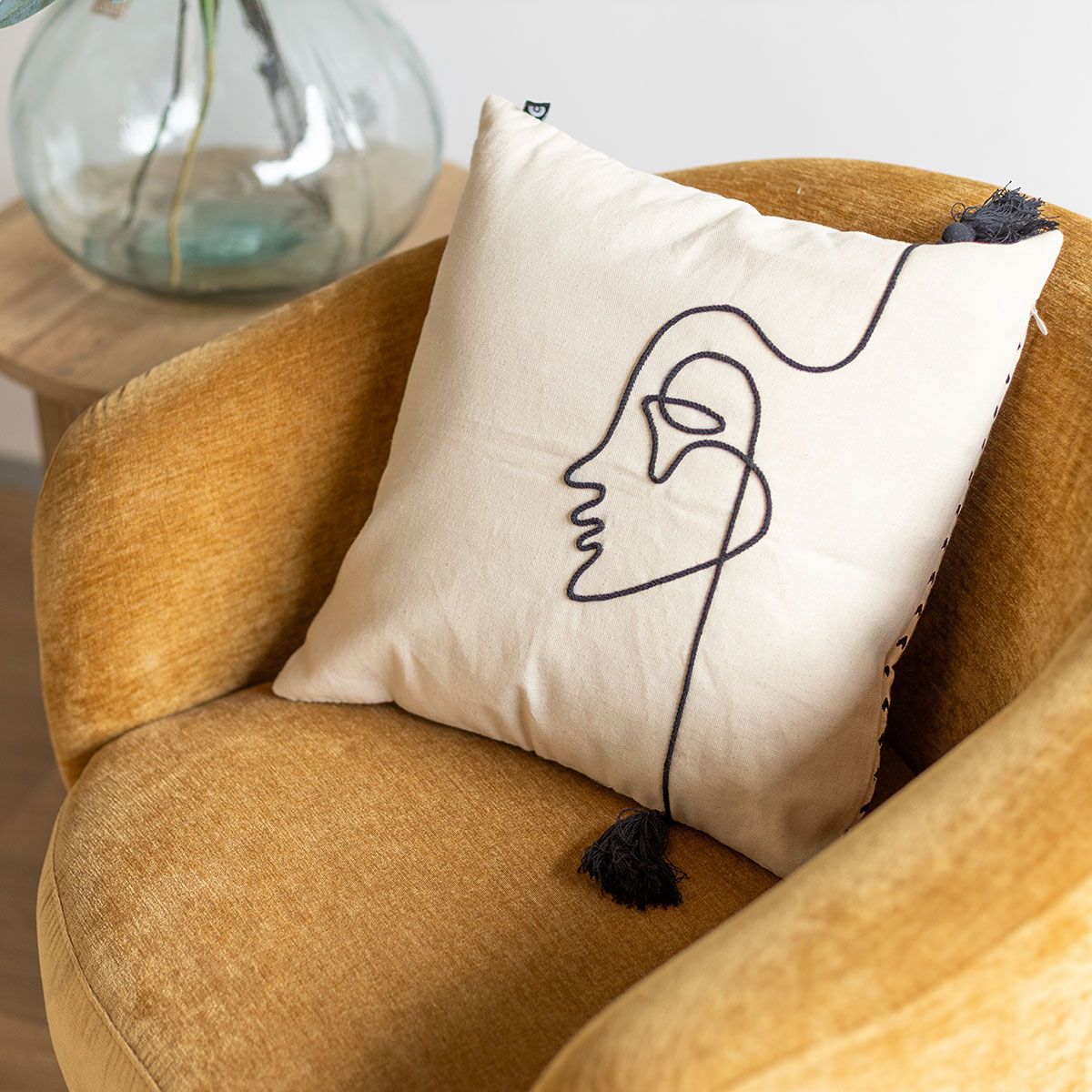 Capa para almofada VISAGE 40x40cm