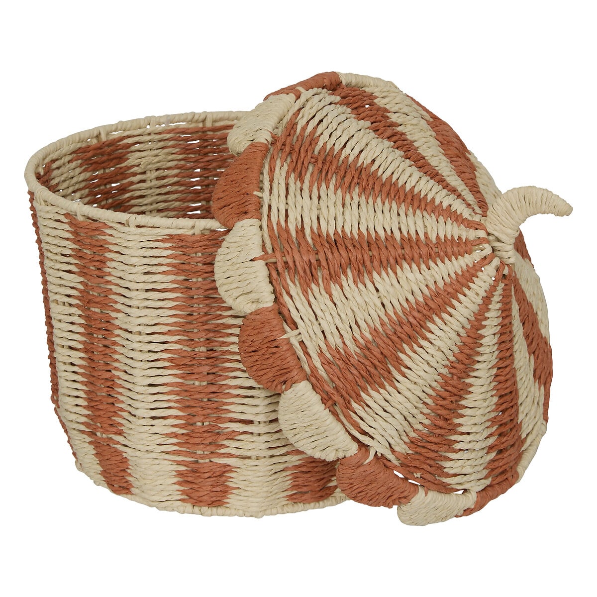 Cesto de arruma&ccedil;&atilde;o NOMADE com tampa 32cm