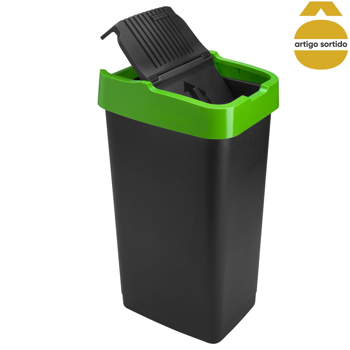 Ecoponto com tampa basculante 60l