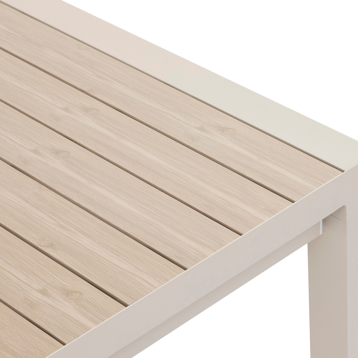 Mesa extensível automática ÉVASION linho e argile 214-274cm